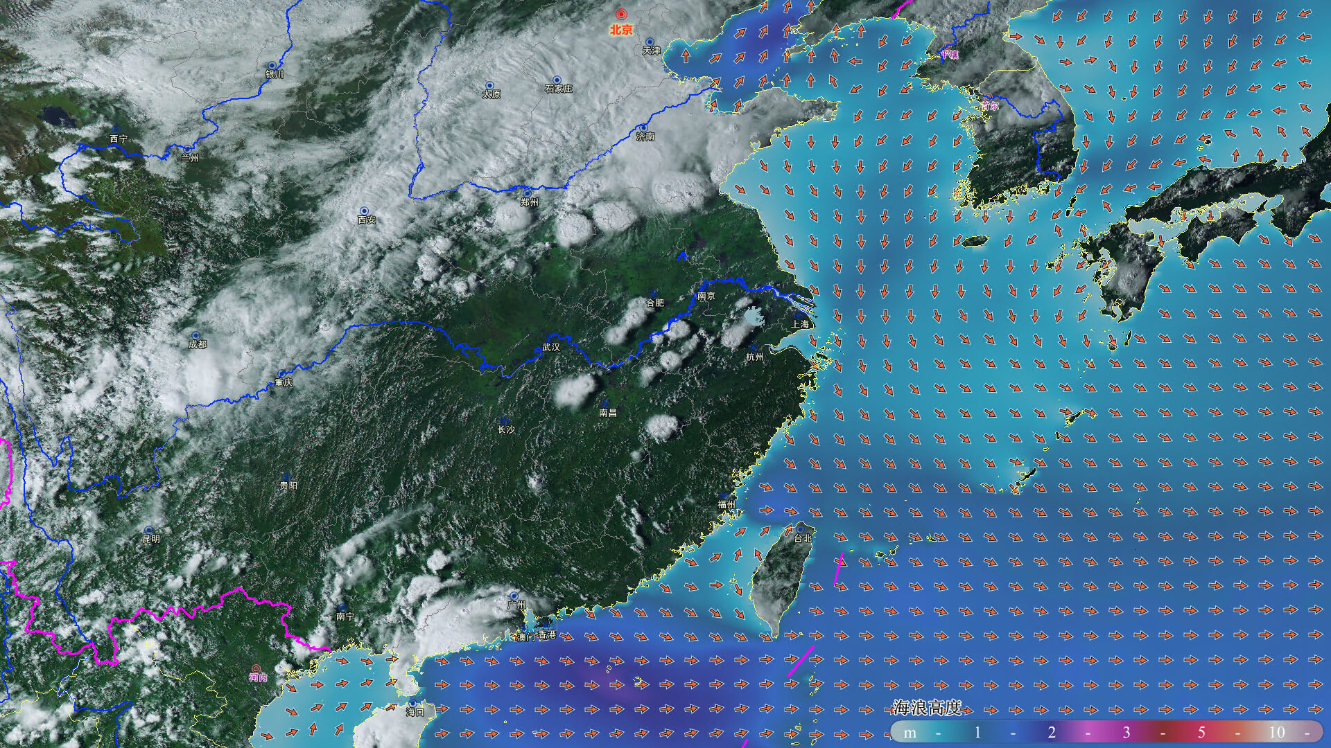 海域气象条件综合预报 海域气象条件综合预报